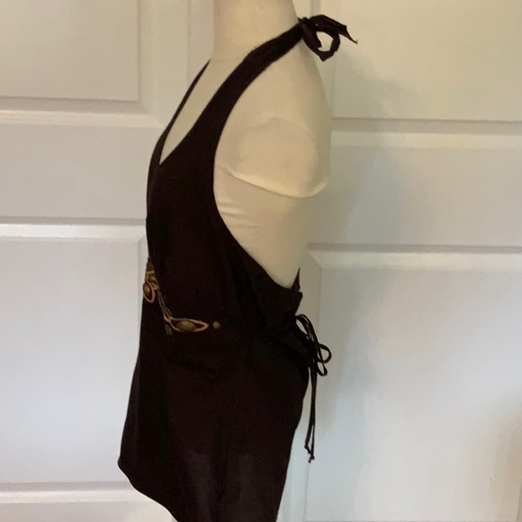 Brown halter top - Picture 2 of 6